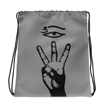 Load image into Gallery viewer, NO CRUMBS Drawstring bag (grey)
