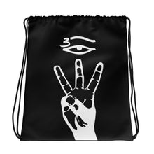 Load image into Gallery viewer, NO CRUMBS Drawstring bag (black)