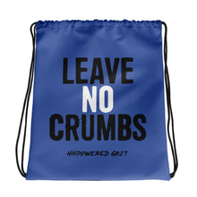 Load image into Gallery viewer, NO CRUMBS Drawstring bag (blue)