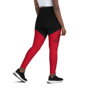 Logo Anniversary Leggings (red/black)