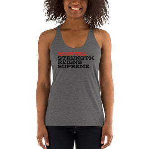 Women's Racerback Tank (grey)
